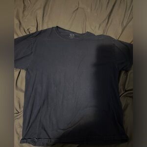 Fruit Of The Loom navy t shirt Large
